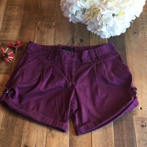 BGBG Plum Cotton Shorts Size 8